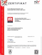 ISO 9001 QM, ISO 14001 UM Rhomberg Bau Wien GmbH