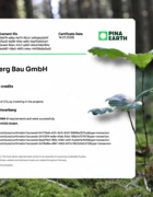 CO₂-Kompensationszertifikat Rhomberg Bau GmbH