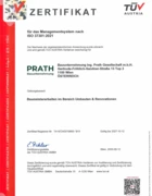 ISO 37301 Compliance Management Bauunternehmung Ing. Prath ISO 37301 Compliance Management Bauunternehmung Ing. Prath