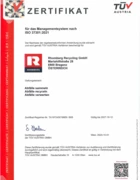 ISO 37301 Compliance Management Rhomberg Recycling GmbH ISO 37301 Compliance Management Rhomberg Recycling GmbH