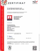 ISO 9001 QM, ISO 14001 UM Rhomberg Bau GmbH