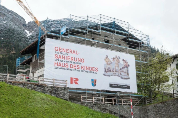 Haus des Kindes Lech Generalsanierung Aussenansicht 3 Haus des Kindes Lech Generalsanierung Aussenansicht 3