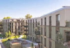 Paradebeispiel für modernes Wohnen: In der Zürcher Anna-Heer-Straße realisierte die Rhomberg Gruppe einen Ersatzneubau, der mit Schwammstadtprinzip und integrierter Projektabwicklung überzeugt. Bild: Rhomberg Gruppe
