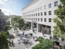 Funkhaus-Perspektive Vorplatz_(c)BWM Designers & Architects, Landschaftsplanung Lindle+Bukor_Telegram71 Funkhaus-Perspektive Vorplatz_(c)BWM Designers & Architects, Landschaftsplanung Lindle+Bukor_Telegram71